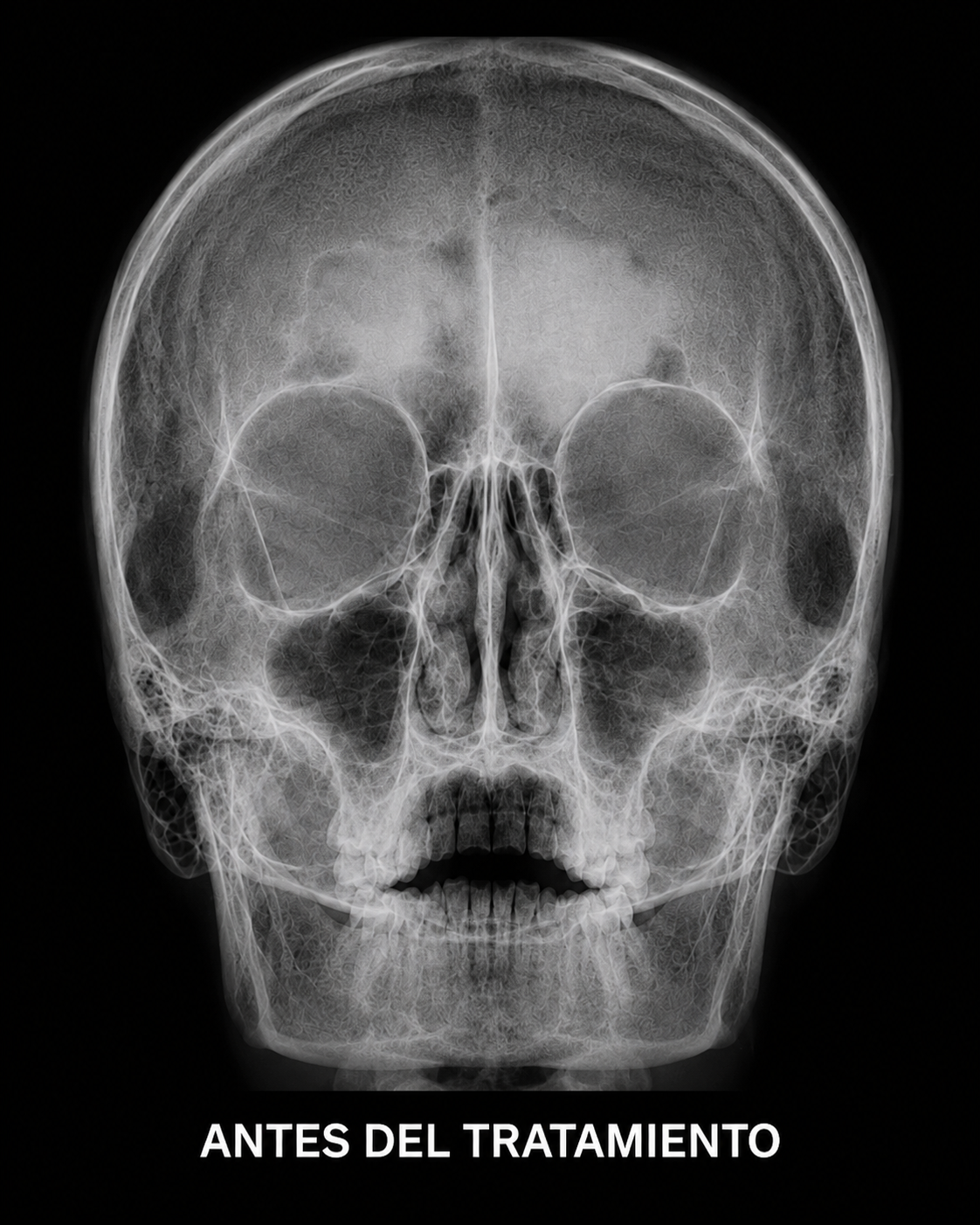 sinusitis frontal bilateral recurrente before